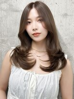 ニューヨークニューヨーク 垂水店(NYNY)&nbsp;韓国風ｘシースルーバングｘエギョモリｘタンバルモリｘレイヤー