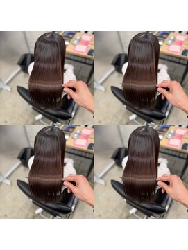  #髪質改善#縮毛矯正#美髪矯正#レイヤーカット#白髪ぼかし