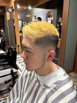 スタンドバーバー 柏(STAND BARBER)&nbsp;MEN’S HAIR/サーフカール/刈り上げセンターパート/柏