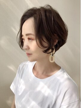 ヘアーアンドスパ フェリーチェ ミチ 野田屋町店(HAIR&SPA felice MICHI) 大人可愛い小顔ショート