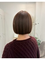 ロッカ(ROCCA) 丸みショートボブ×ナチュラルブラウン