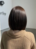 ビオトープアトラ(Bio-Top atora) ボブ/アッシュグレージュ/水素ケアオーガニックカラー/20代30代