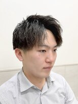 ヨシザワインク プレミアム 築地店(YOSHIZAWA Inc. PREMIUM)&nbsp;ツーブロカジュアルショートビジネススタイルアップバング