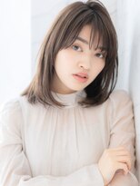 ローマ ギンザ(ROMA Ginza) ミディアムレイヤー*レイヤーボブ*透明感ダークグレージュ