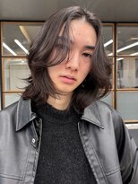 ソアメンズ 渋谷(soar men's)&nbsp;爽やか◎黒髪ニュアンスミディアムヘア無造作パーマ
