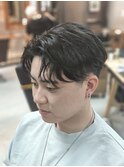 ローフェードかきあげ