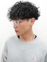 カーウォッシュバーバー(CARWASH BARBER)&nbsp;メンズ波巻きツイストスパイラル刈り上げショート0402