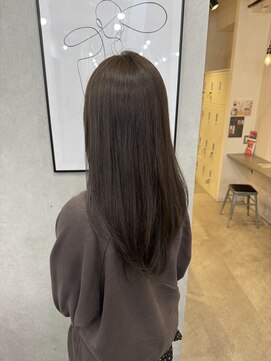 プライズ 所沢プロぺ通り店(prize) 春カラー◆ブリーチなしダブルカラー/オリーブベージュ/韓国所沢