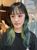 ボコカ(bococa)&nbsp;【Vicky指名】ターコイズデザインカラーレイヤーカット登戸