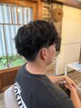 テントヘアー(tent hair) ウェット質感の無造作パー