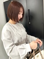 カミエ(kamie)&nbsp;大人っぽいブラウンボブ×毛先までまとまる質感