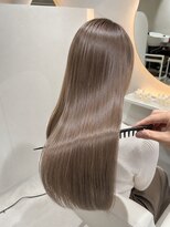 レヴァ(LEVA) 「茨木髪質改善×暗めミルクティーベージュカラー」
