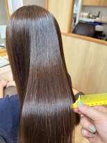フレイムス ヘアアンドリラックス 吉川店(Frames hair&relax)&nbsp;縮毛矯正で艶ストレート