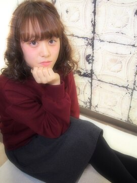 ヘアースペースシャルム (HAIR SPACE Charme) 【Charme】　外国人風　シナモンアッシュ♪愛されふわミディ