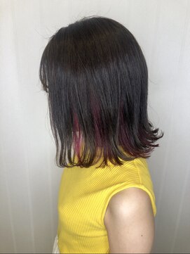 ソース 枚方(SOURCE) 【SOURCE】インナーカラーベリーピンク