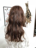 ヘアーデザインサロン スワッグ(Hair design salon SWAG)&nbsp;【SWAG/上岡】ベージュ・ピンク大人無造作ロング/美肌