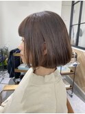 透明感カラーのボブ