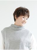 【えがお美容室】50代に人気☆柔らかラウンドショート