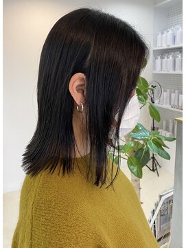 エンリッチヘア(enrich hair) ミディアムボブ　ダークカラー