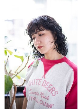 ビハインドザカーテン(BEHIND THE CURTAIN) ウルフミディアム×プードルパーマ