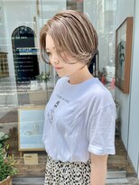 ヌード(NUDE)&nbsp;NUDE 10代20代30代 前髪なしショート うる艶髪 大人ショートボブ