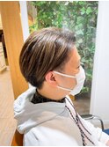 men's白髪ぼかしハイライト