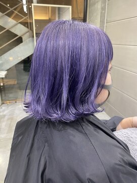 エイト プラット 渋谷2号店(EIGHT plat) ケアブリーチ ブルーラベンダー