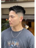 日本橋　スキンフェード　公務員ショート　消防士