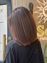 ヘアプレイスソル (HAIR PLACE SoL) 艶髪ボブ/ナチュラルブラウン