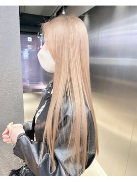 ペレ 栄店(PELE) 斜めバング/グレージュカラー/デザインカラー/栄/名駅