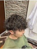 波巻きプードルパーマ