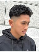 スペインカール/スパイキーショート/フェザーパーマ/フェード
