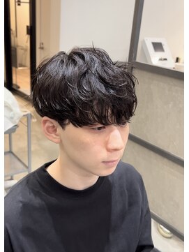 スイッチ(men's SWITCH) 大分メンズシャドウスパイラルパーママッシュツーブロック