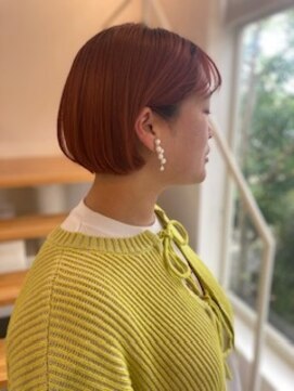 ヘアーズ 沖浜店(HAIRZ) 《HAIRZ》オレンジミニボブ☆