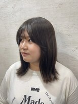 アンジェリカ(Angelica Total Beauty Lifestyle Design)&nbsp;サイド前髪外ハネヘアスタイルエモージュカラー
