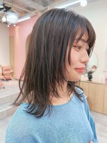 ロウバイレボ 柏(lou by revo)&nbsp;ミディアム/韓国風/レイヤーカット/顔回りカット/柏駅