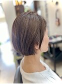 美ラインショート×上質白髪染め