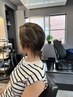 似合わせカット＋ハイライト＋ウルトラファインバブルシャンプー ￥19300～