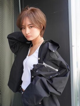 ギークス(GEEKS) 【GEEKS渋谷】ハンサムショート/ココアベージュ/冬カラー/透明感