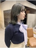 ブリーチなしオリーブグレージュオリーブカラー/中西