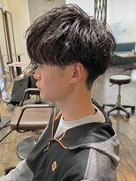 ミーサ バイ ブレイク(mysa by BREK)&nbsp;men'shair/刈り上げ/アッシュ/ツーブロック/ニュアンスパーマ