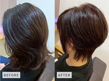 サロンド ユー 佐賀店の雰囲気（"プレミアムグレーカラー"なら、白髪を染めれるのに透明感も実現）
