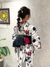 【浴衣】　着付け+ヘアセット　￥6,300