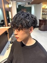 アトラクト バイ ラック 津田沼(Attract by LUCK) シャドウパーマ/メンズ/メンズパーマ/フェザーショート