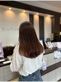 ツヤ髪ストレート