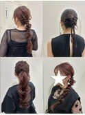 夏祭りヘアセット
