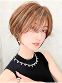 30代40代/ショート/ショートカット/顔周り/前髪/くびれヘア/立川
