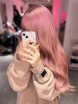 ダズリングディア(Dazzling Deer)&nbsp;ペールピンク/ピンクベージュ/くびれ巻き/ロング