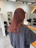 ワク 藤沢店(waku)&nbsp;ピンク　レッド　ダブルカラー