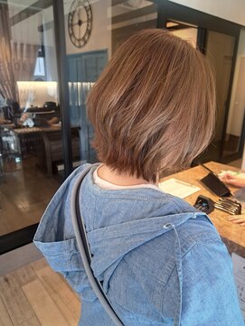 ヴェルマ 江坂店(varma) くびれ外ハネボブ・リーフカラー